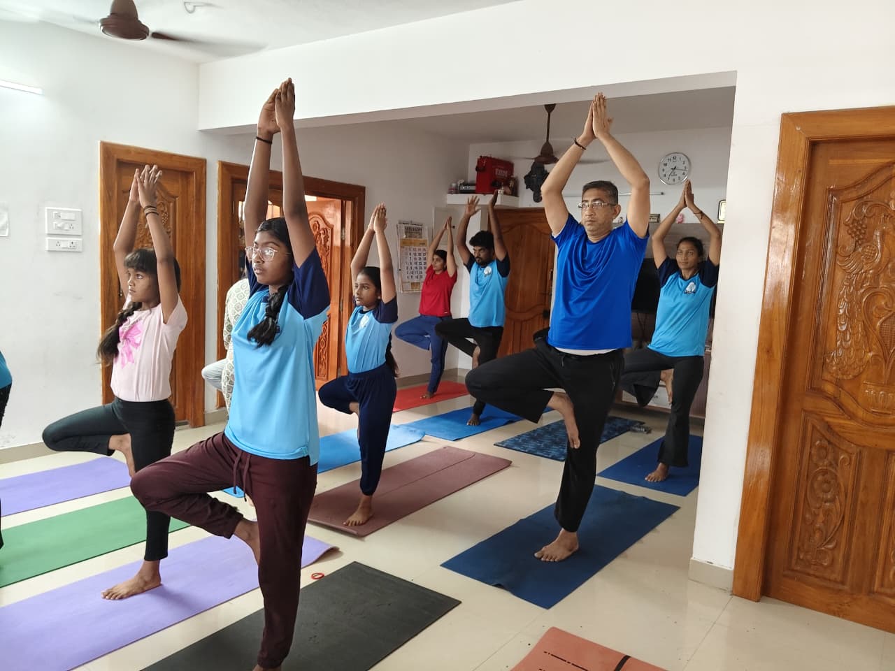 Kids yoga class