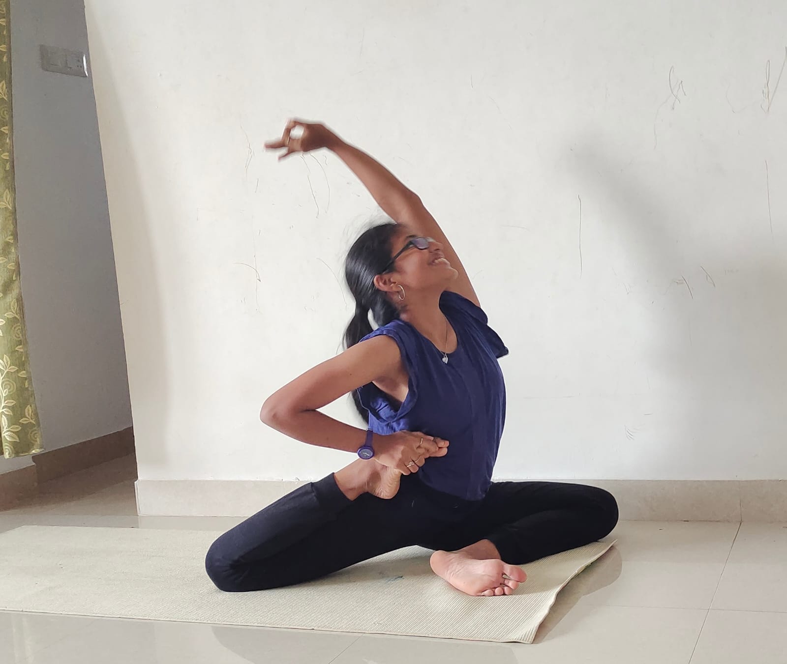 Group yoga class